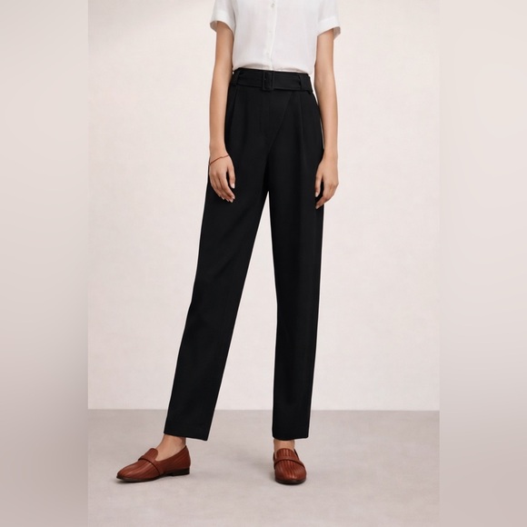 Wilfred Pants - Wilfred Black High-Waist Tailored Trousers